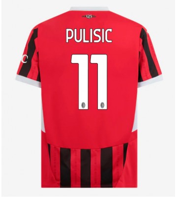 AC Milan Christian Pulisic #11 Hemmatröja 2024-25 Kortärmad